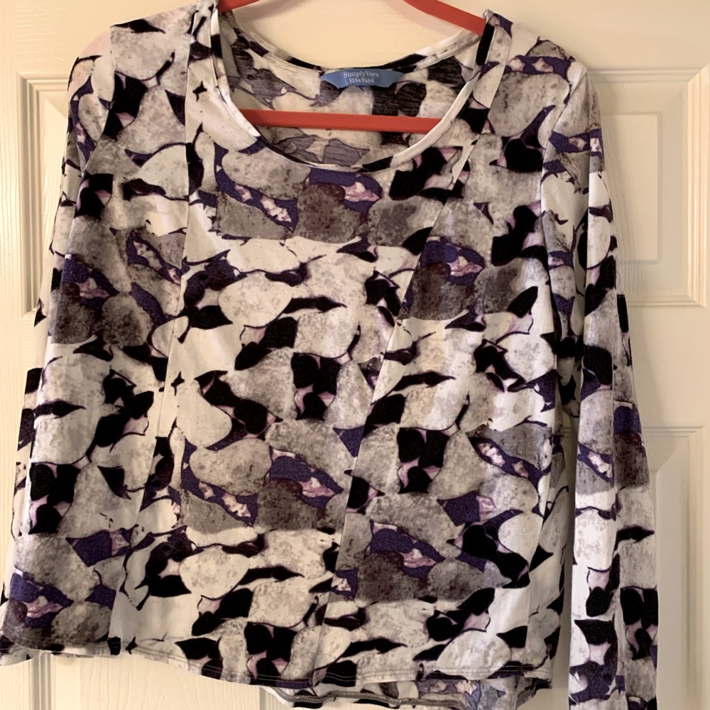 Simply Vera / Vera Wang Ladies Top S no size tag